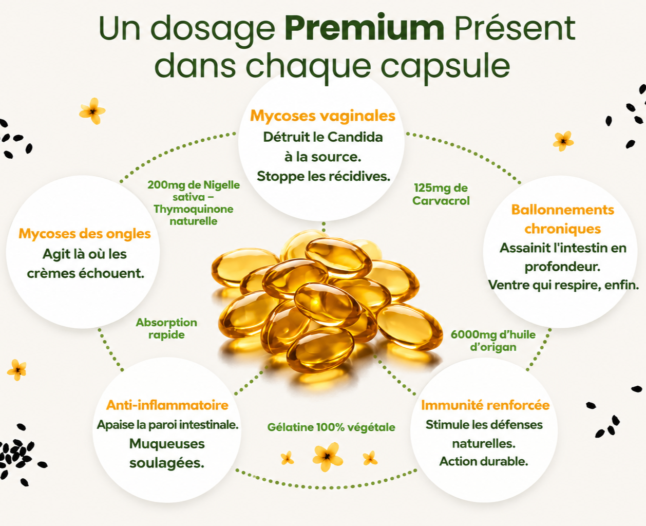 Cure Nura - équilibre intime et digestif 3 mois (180 capsules)